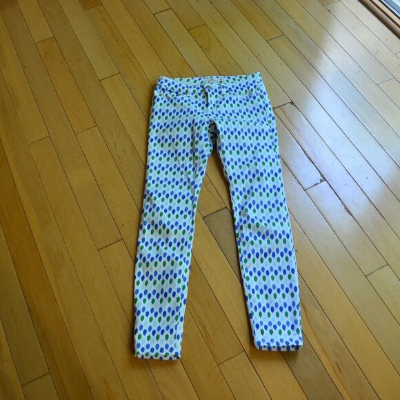 VINEYARD VINES IKAT DOT PRINT DENIM JEANS Size 2 - Picture 1 of 10